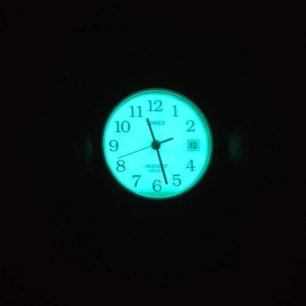 Vintage 2004 Timex Indiglo Date 27mm Women's‎ Quartz Watch Fully Restored